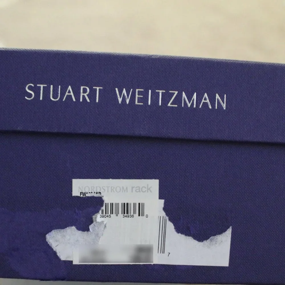 NEW Stuart Weitzman Highland Suede Over-the-knee Boot, Black, US 10.5